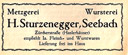 H. Sturzenegger (1925)